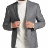 Lauren By Ralph Lauren Classic Fit Sport Coat, Gray Check Windowpane 1 Lauren By Ralph Lauren Classic Fit Sport Coat, Gray Check Windowpane -Male Clothing Store MW40 15LA 04 LAUREN BY RALPH LAUREN GRAY CHECK WP MAIN
