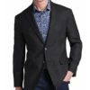 Joseph Abboud Modern Fit Wool Sport Coat, Black Plaid -Male Clothing Store MW40 15LW 02 JOSEPH ABBOUD BLACK PLAID MAIN