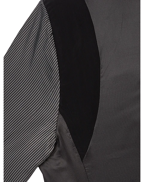 Egara Slim Fit Peak Lapel Dinner Jacket, Midnight Floral Jacquard 6 Egara Slim Fit Peak Lapel Dinner Jacket, Midnight Floral Jacquard - Image 4