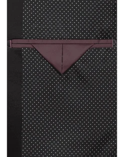 After Hours Slim Fit Shawl Collar Jacquard Dinner Jacket, Black Geometric 7 After Hours Slim Fit Shawl Collar Jacquard Dinner Jacket, Black Geometric -Male Clothing Store MW40 15NX 72 AFTER HOURS BLACK GEO ALT2