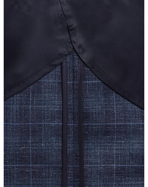 Joseph Abboud Modern Fit Sport Coat, Blue Plaid 6 Joseph Abboud Modern Fit Sport Coat, Blue Plaid - Image 4