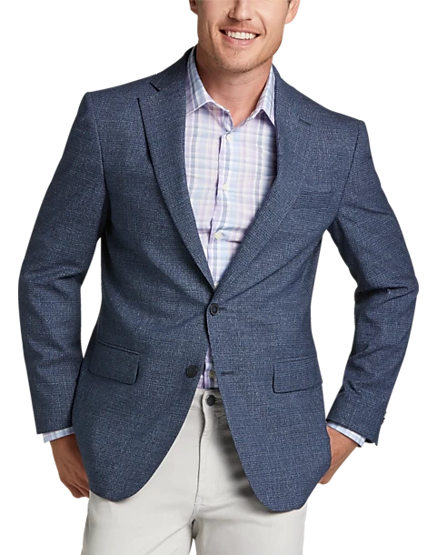 Awearness Kenneth Cole Modern Fit Sport Coat, Blue Tic 3 Awearness Kenneth Cole Modern Fit Sport Coat, Blue Tic