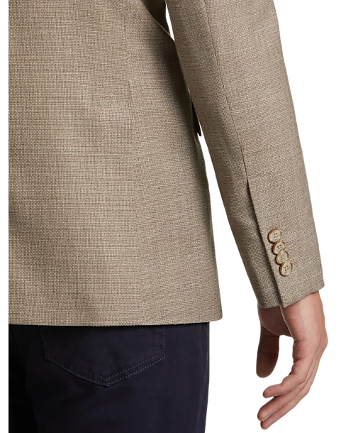 Joseph Abboud Slim Fit Sport Coat, Textured Tan 4 Joseph Abboud Slim Fit Sport Coat, Textured Tan - Image 2