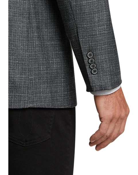 Joseph Abboud Modern Fit Sport Coat, Charcoal 4 Joseph Abboud Modern Fit Sport Coat, Charcoal - Image 2