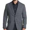 Awearness Kenneth Cole Modern Fit Sport Coat, Gray Plaid