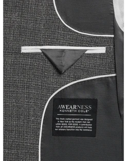 Awearness Kenneth Cole Modern Fit Notch Lapel Sport Coat, Gray Tic 8 Awearness Kenneth Cole Modern Fit Notch Lapel Sport Coat, Gray Tic -Male Clothing Store MW40 15YR 74 AWEARNESS KENNETH COLE GRAY TIC ALT2