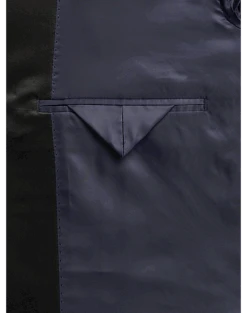 Michael Strahan Classic Fit Shawl Lapel Dinner Jacket, Blue Floral 8 Michael Strahan Classic Fit Shawl Lapel Dinner Jacket, Blue Floral -Male Clothing Store MW40 15ZJ 71 MICHAEL STRAHAN BLUE FLORAL ALT2