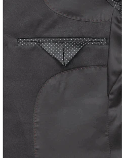 Egara Slim Fit Satin Peak Lapel Dinner Jacket, Burgundy Patterned -Male Clothing Store MW40 15ZY 60 EGARA BURGUNDY FANCY ALT2