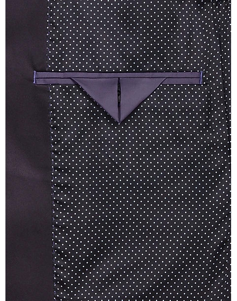 Egara Slim Fit Shawl Lapel Dinner Jacket, Plum Jacquard 5 Egara Slim Fit Shawl Lapel Dinner Jacket, Plum Jacquard - Image 3