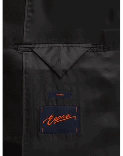 Egara Slim Fit Peak Lapel Double Breasted Dinner Jacket, Black Tic -Male Clothing Store MW40 16D9 71 EGARA NAVY TIC ALT2 1