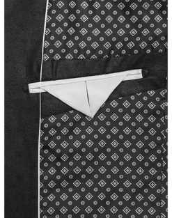 Daniel Hechter Modern Fit Vegan Leather Sport Coat, Brown -Male Clothing Store MW40 16FD 02 DANIEL HECHTER BLACK ALT2