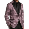 Egara Slim Fit Dinner Jacket Pink Floral -Male Clothing Store MW40 16G2 45 EGARA PINK FLORAL MAIN