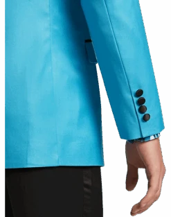 Paisley & Gray Slim Fit Dinner Jacket, Minted Green -Male Clothing Store MW40 16J7 25 PAISLEY GRAY TURQUOISE ALT2