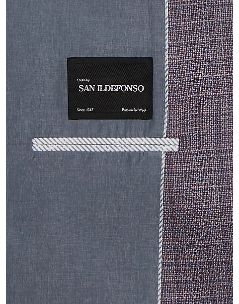 Joseph Abboud Modern Fit Sport Coat, Berry 6 Joseph Abboud Modern Fit Sport Coat, Berry - Image 4