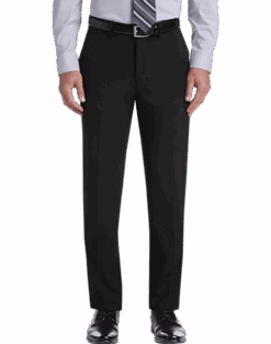 Haggar Premium 4-Way Stretch Dress Pants, Black