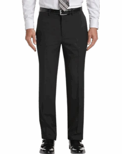 Haggar Premium Comfort 4-Way Stretch Dress Pants, Charcoal Gray