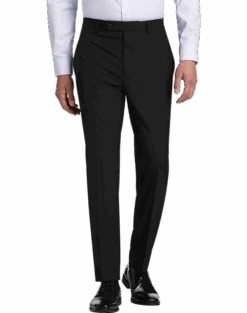 Lauren By Ralph Lauren Classic Fit Dress Pants, Black