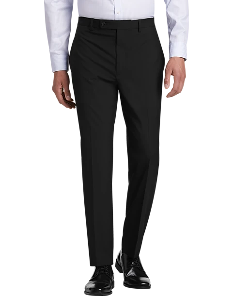 Lauren By Ralph Lauren Classic Fit Dress Pants, Black 3 Lauren By Ralph Lauren Classic Fit Dress Pants, Black