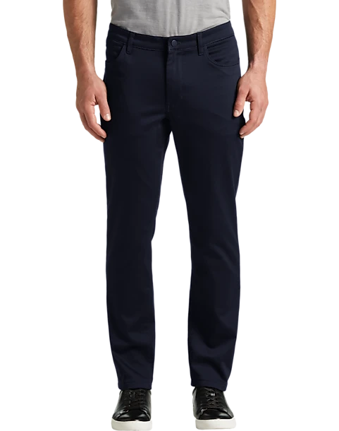 Awearness Kenneth Cole Slim Fit Stretch Waist Pants, Navy 3 Awearness Kenneth Cole Slim Fit Stretch Waist Pants, Navy