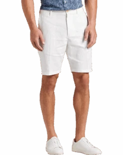 Joseph Abboud Modern Fit Linen Shorts, Natural