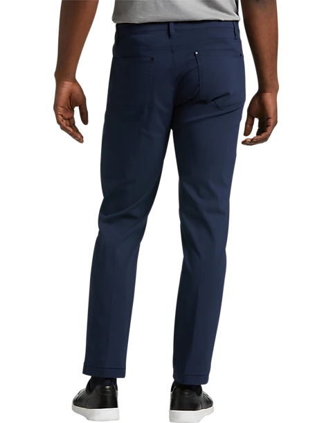 Michael Strahan Modern Fit Technical Pants, Navy 4 Michael Strahan Modern Fit Technical Pants, Navy - Image 2