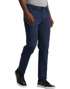 Michael Strahan Modern Fit Technical Pants, Navy