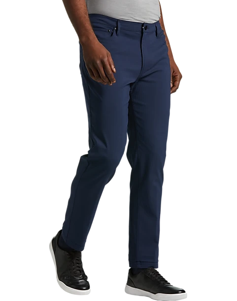 Michael Strahan Modern Fit Technical Pants, Navy 3 Michael Strahan Modern Fit Technical Pants, Navy