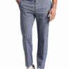 Michael Strahan Modern Fit Pants, Navy Plaid -Male Clothing Store MW40 22WG 61 MICHAEL STRAHAN NAVY PLAID MAIN