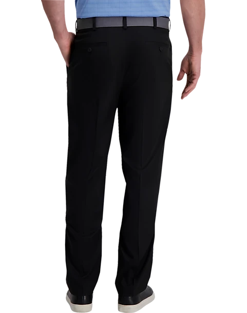 Haggar Cool Right® Performance Flex Classic Fit Pleated-Front Pants, Midnight 4 Haggar Cool Right® Performance Flex Classic Fit Pleated-Front Pants, Midnight - Image 2