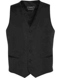 BLACK By Vera Wang Slim Fit Tuxedo Vest, Black