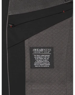 Awearness Kenneth Cole AWEAR-TECH Slim Fit Suit, Black -Male Clothing Store MW40 31K3 02 AWEARNESS BY KENNETH COLE BLACK ALT3