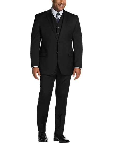 Awearness Kenneth Cole Modern Fit Suit, Black
