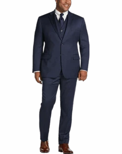 Awearness Kenneth Cole Modern Fit Suit, Blue