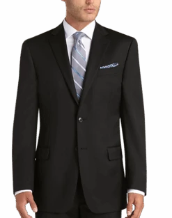 Joseph Abboud Modern Fit Suit -Male Clothing Store MW40 344M 02 JOSEPH ABBOUD HERITAGE BLACK SOLID ALT3
