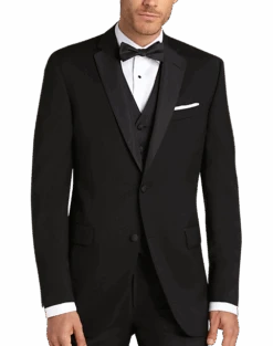 BLACK By Vera Wang Notch Slim Fit Tuxedo, Black -Male Clothing Store MW40 368F 10 VERA WANG BLACK FORMAL ALT4