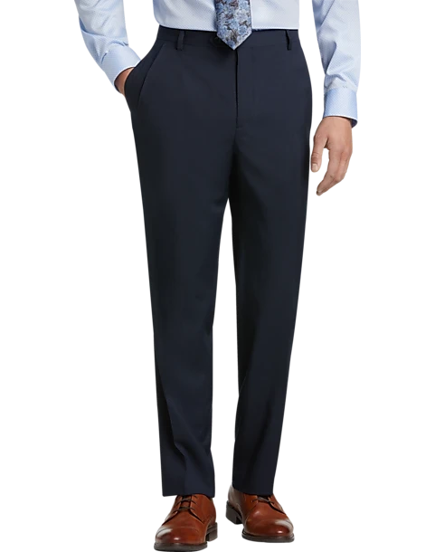 Pronto Uomo Platinum Modern Fit Suit Separates Slacks, Navy Sharkskin 3 Pronto Uomo Platinum Modern Fit Suit Separates Slacks, Navy Sharkskin