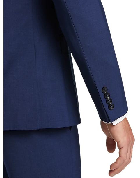 Calvin Klein Skinny Fit Suit Separates Coat, Blue 4 Calvin Klein Skinny Fit Suit Separates Coat, Blue - Image 2