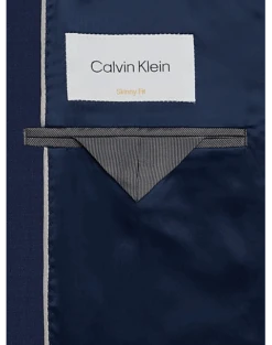Calvin Klein Skinny Fit Suit Separates Coat, Blue 7 Calvin Klein Skinny Fit Suit Separates Coat, Blue -Male Clothing Store MW40 3V9M 14 CALVIN KLEIN SKINNY BLUE NEW ALT2