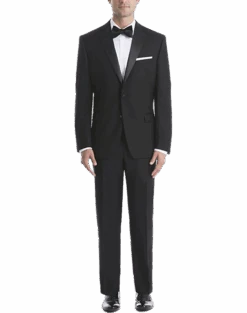 Lauren By Ralph Lauren Classic Fit Suit Separates Tuxedo Coat, Black