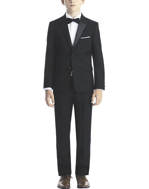 Lauren By Ralph Lauren Boys (Sizes 4-7) Suit Separates Tuxedo Jacket, Black 3 Lauren By Ralph Lauren Boys (Sizes 4-7) Suit Separates Tuxedo Jacket, Black