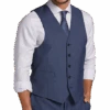 Lauren By Ralph Lauren Classic Fit Suit Separates Vest, Blue Tic -Male Clothing Store MW40 3W7L 70 LAUREN BY RALPH LAUREN BLUE TIC MAIN