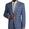 Tayion Classic Fit Suit Separates Coat, Navy & Rust Plaid 1 Tayion Classic Fit Suit Separates Coat, Navy & Rust Plaid -Male Clothing Store MW40 3W8P 61 TAYION NAVY RUST PLAID MAIN