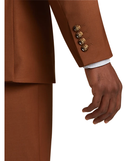 Tayion Classic Fit Suit Separates Coat, Rust 4 Tayion Classic Fit Suit Separates Coat, Rust - Image 2