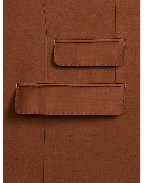 Tayion Classic Fit Suit Separates Coat, Rust 6 Tayion Classic Fit Suit Separates Coat, Rust - Image 4