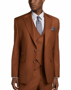 Tayion Classic Fit Suit Separates Coat, Rust 11 Tayion Classic Fit Suit Separates Coat, Rust -Male Clothing Store MW40 3W8W 18 TAYION RUST ALT4