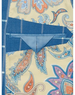 Tayion Classic Fit Suit Separates Coat, Blue & Cream Windowpane 9 Tayion Classic Fit Suit Separates Coat, Blue & Cream Windowpane -Male Clothing Store MW40 3W98 67 TAYION BLUE CREAM WINDOWPANE ALT2