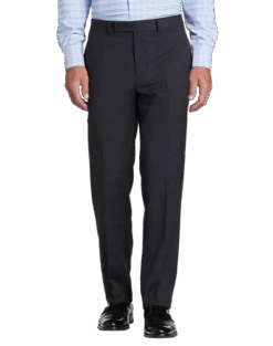 Michael Strahan Classic Fit Suit, Blue Plaid 8 Michael Strahan Classic Fit Suit, Blue Plaid -Male Clothing Store MW40 3WYC 66 MICHAEL STRAHAN CHARCOAL PLAID ALT2