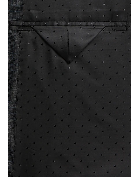 Michael Strahan Classic Fit Suit, Blue Plaid 6 Michael Strahan Classic Fit Suit, Blue Plaid - Image 4