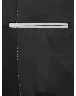 Wilke-Rodriguez Slim Fit Shawl Lapel Tuxedo, Black -Male Clothing Store MW40 3WZZ 10 WILKE RODRIGUEZ FORMAL BLACK ALT4