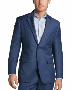 Pronto Uomo Platinum Modern Fit Suit, Blue Plaid